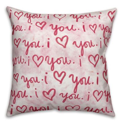 i heart pillow