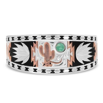 Montana Silversmiths Desert Serenade Cactus Cuff Bracelet, BC4290RG