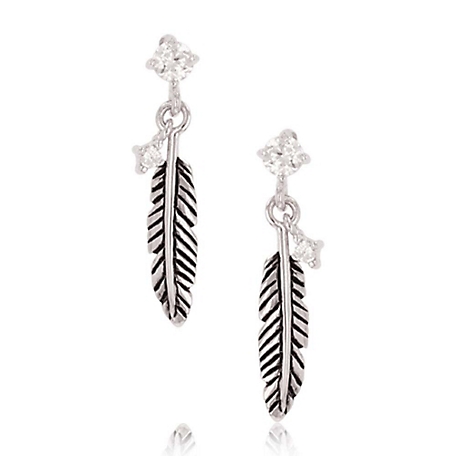 Montana Silversmiths Feather Whispers Earrings, ER4526