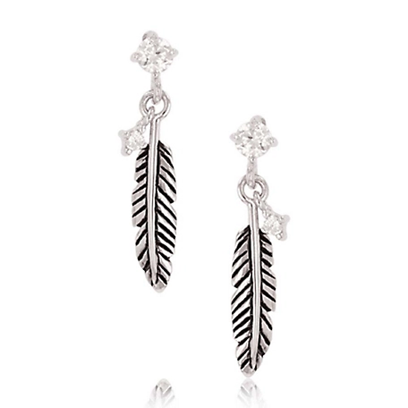 Montana Silversmiths Feather Whispers Earrings, ER4526