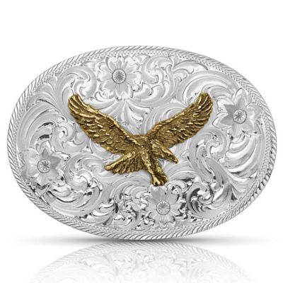 Montana Silversmiths Classic Eagle Belt Buckle, G1840-696