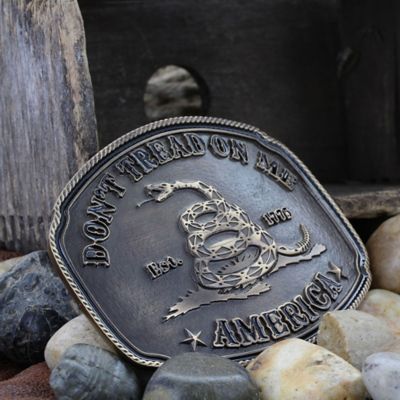 Image showing  Men's American Gadsden Don't Tread on Me Heritage Attitude Belt Buckle