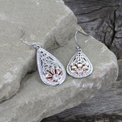 Image showing  Gates of the Mountains Wildflowers Hook Earrings