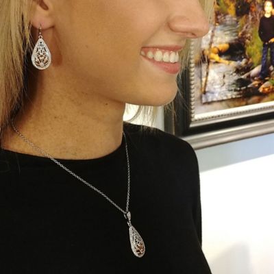 Image showing  Gates of the Mountains Wildflowers Hook Earrings