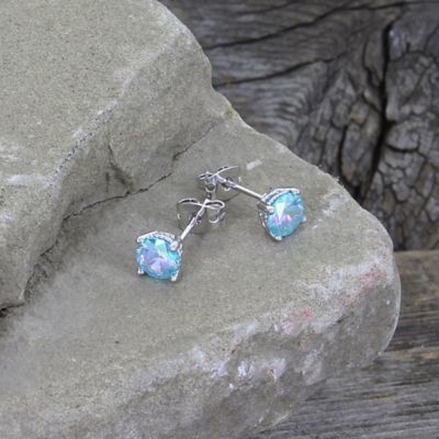 Image showing  Luminescent Post Earrings, Blue