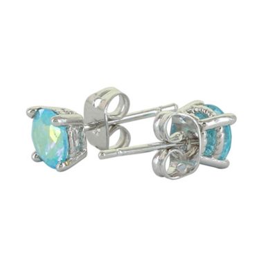 Image showing  Luminescent Post Earrings, Blue