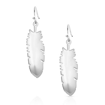 Image showing  Shimmering Feather Earrings