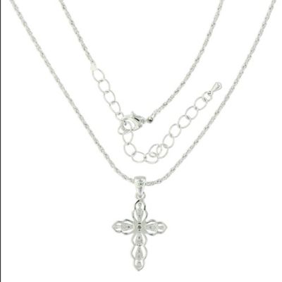 Image showing 1 th Montana Silversmiths Against the Light Cross Necklace, NC3978RG
