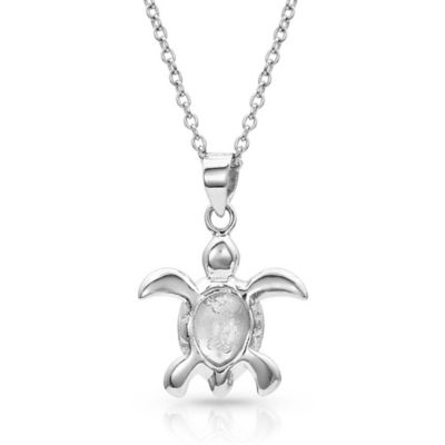 Image showing  Turtle Love Pendant Necklace