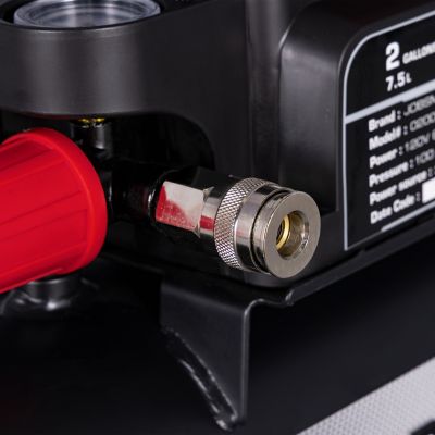 Image showing 7 th JobSmart 1/3 hp 2 gal. Single-Stage Portable Air Compressor with Accessories Set, 100 PSI