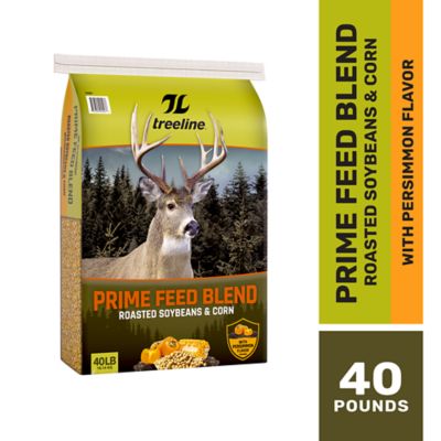 treeline Prime Deer Feed Blend with Roasted Soybeans and Corn, 40 lb.