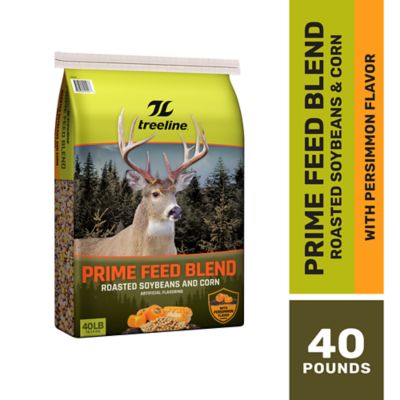 treeline Prime Deer Feed Blend with Roasted Soybeans and Corn, 40 lb. Bag