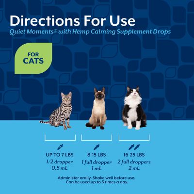 Image showing 5 th NaturVet Cat Calming Drops with Hemp, 1 oz.
