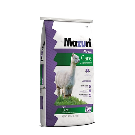 Mazuri Alpaca Care Crumble Feed, 40 lb. Bag