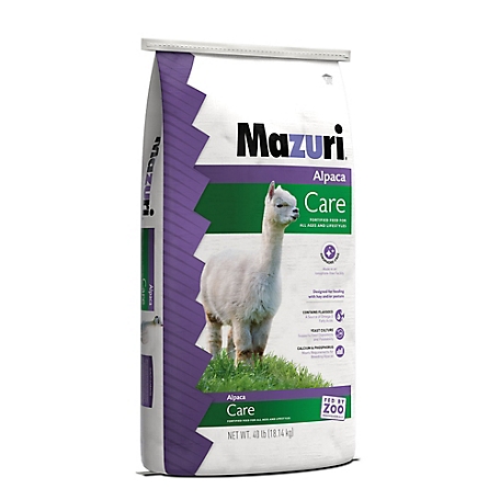 Mazuri Alpaca Care Pellet Feed, 40 lb. Bag