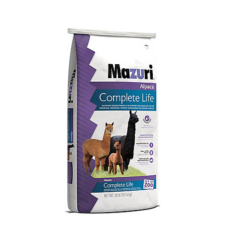 Mazuri Alpaca Complete Life Feed, 40 lb. Bag