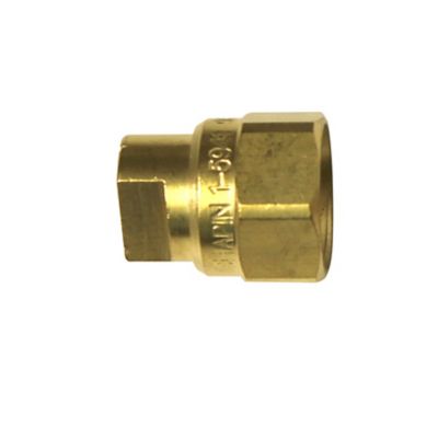 Image showing  60 PSI Industrial Brass Fan-Tip Nozzle