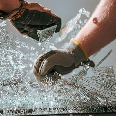 Image showing  3.25 in. Spring-Assisted Rescue Drop-Point Serrated Folding Knife, Black Oxide