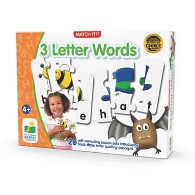 The Learning Journey 3-Letter Words Match It Learning Game at Tractor ...