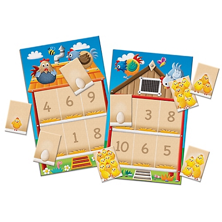 The Learning Journey Play It Game - Pick Your Chickens, For Ages 3+