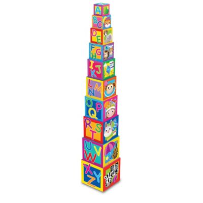 The Learning Journey Stacking Cubes, 1+ Year, 10-Pack