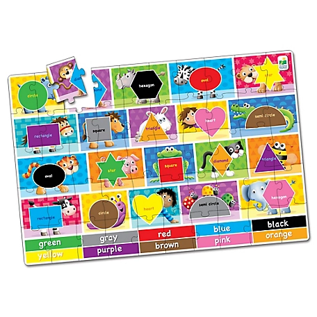 The Learning Journey Kids' Colors and Shapes Jumbo Floor Puzzle