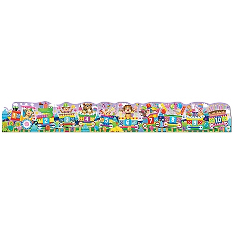 The Learning Journey Puzzle Doubles - Giant ABC & 123 Train Floor