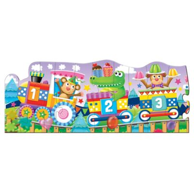 The Learning Journey Puzzle Doubles - Giant ABC u0026 123 Train Floor Puzzles