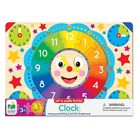The Learning Journey Lift and Learn Clock Puzzle