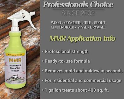 Image showing  32 oz. Professional Instant Mold and Mildew Stain Remover