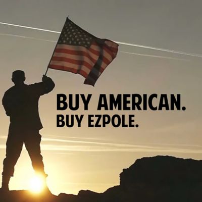 Image showing  21 ft. Sectional Flagpole Kit with Rope