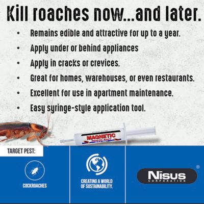 Image showing  1.23 oz. Magnetic Roach Bait Paste, 4-Pack