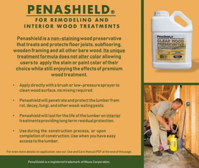Image showing 7 th Nisus 1 gal. Penashield Clear Wood Preservative
