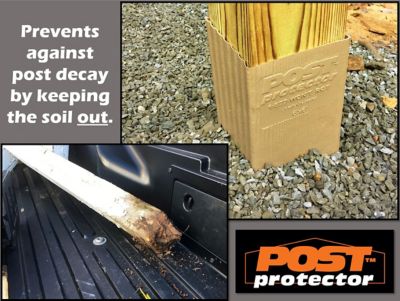 Image showing  4 in. x 6 in. x 42 in. In-Ground Post Decay Protection