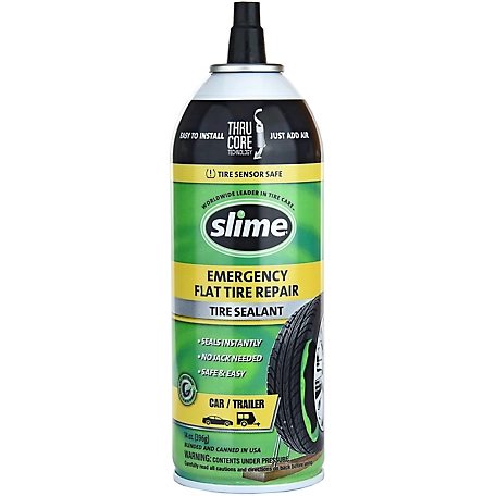 Slime 14 oz Thru-Core Emergency Tire Sealant