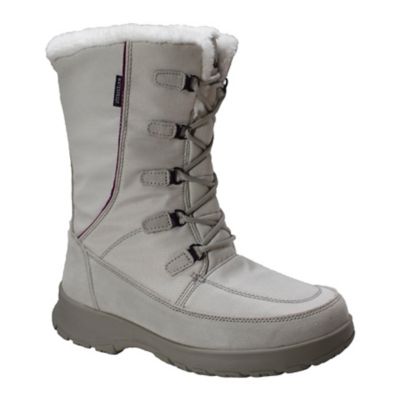 FreeShield Women's Water-Resistant Fur-Lined Lace-Up Winter Boots