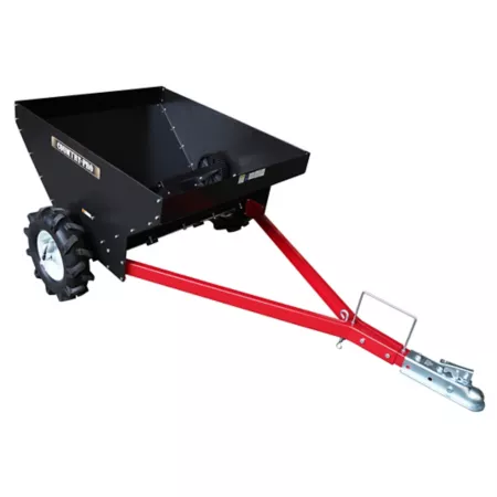 Country Pro Manure Spreader 250 lb Capacity 8.7 cu ft Capacity Adjustable Steel Agitators for Consistent Even Distribution ATV & UTV Spreaders & Seeders