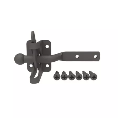 Barrette Outdoor Living Gravity Latch Matte Bronze 73043993 Gate Hardware