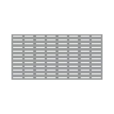 Barrette Outdoor Living 3 ft. x 6 ft. Decorative Screen Panel, Boardwalk Grey