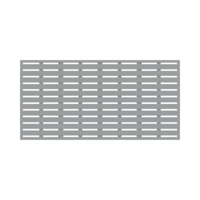 Barrette Outdoor Living 3 ft. x 6 ft. Decorative Screen Panel, Boardwalk Grey