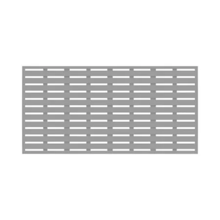 Barrette Outdoor Living Decorative Screen Panel 3 ft x 6 ft Boardwalk Gray Garden Fencing