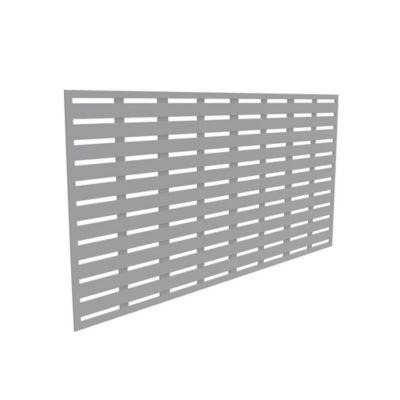 Image showing  3 ft. x 6 ft. Decorative Screen Panel, Boardwalk Grey