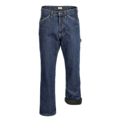 insulated denim jeans