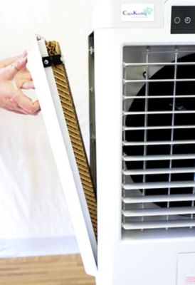 Image showing  110V Portable Evaporative Air Cooler/Swamp Cooler, 600 sq. ft., 4 Speeds