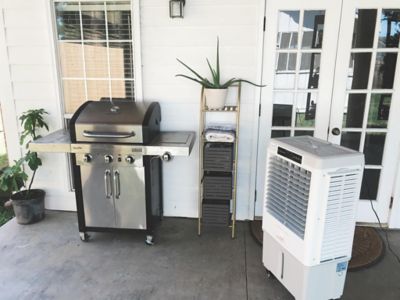 Image showing 8 th Cajun Kooling 110V Portable Evaporative Air Cooler/Swamp Cooler, 600 sq. ft., 4 Speeds