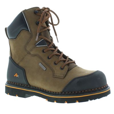 Ridgecut Men's Steel Toe Work Boots, 8 in.