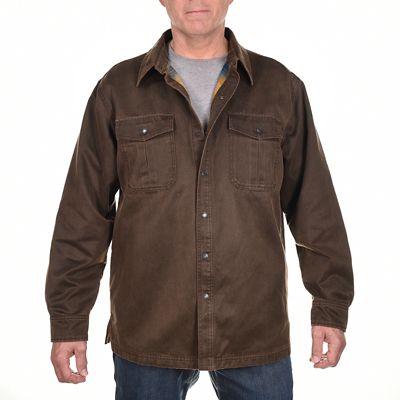 Ridgecut Men's Leather Shirt Jacket at Tractor Supply Co.