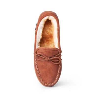 Image showing  Men's Loafer Moccasin Slippers, Chestnut