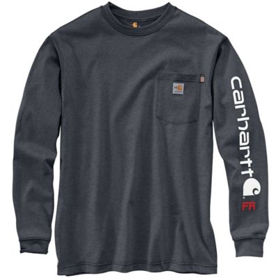 Carhartt Long-Sleeve Flame-Resistant Force Original Fit Graphic T-Shirt ...