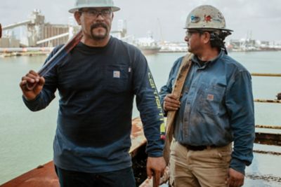 Image showing  Men's Flame-Resistant Force Original Fit Graphic Long-Sleeve T-Shirt